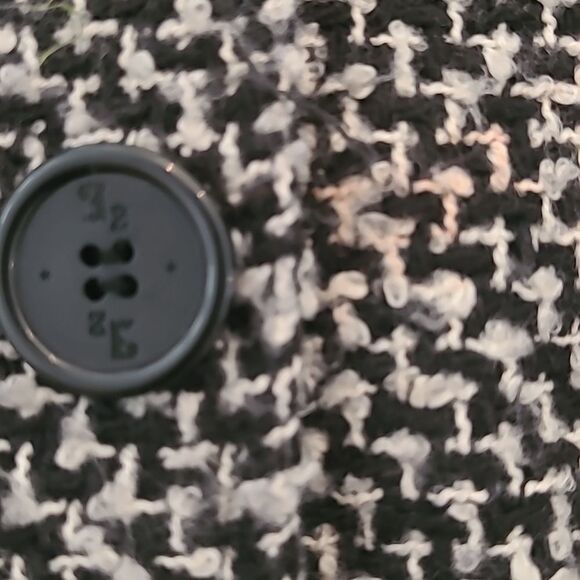 J2 by jou jou wool blend jacket black and gray tweed coat size L womens - Picture 4 of 10